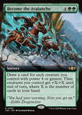 Become the Avalanche – Rare Magic: The Gathering card from Tarkir: Dragonstorm Commander (#83)