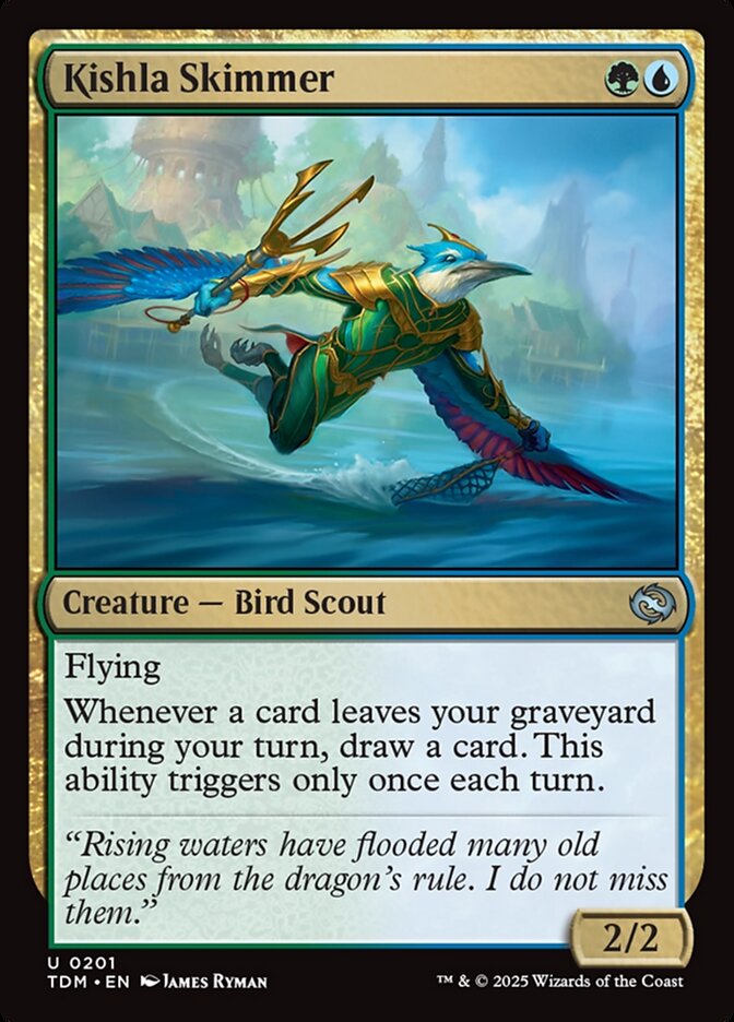 Kishla Skimmer – Uncommon Magic: The Gathering card from Tarkir: Dragonstorm (#201)