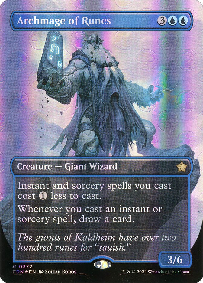 Archmage of Runes – Rare Magic: The Gathering card from Foundations (#372)