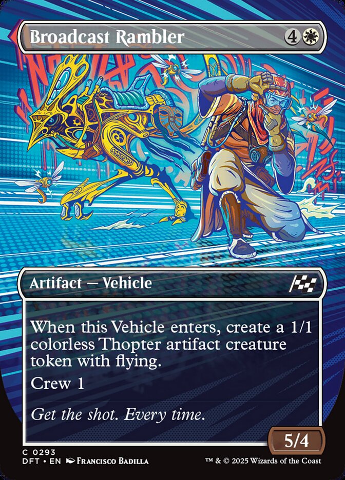 Broadcast Rambler – Common Magic: The Gathering card from Aetherdrift (#293)