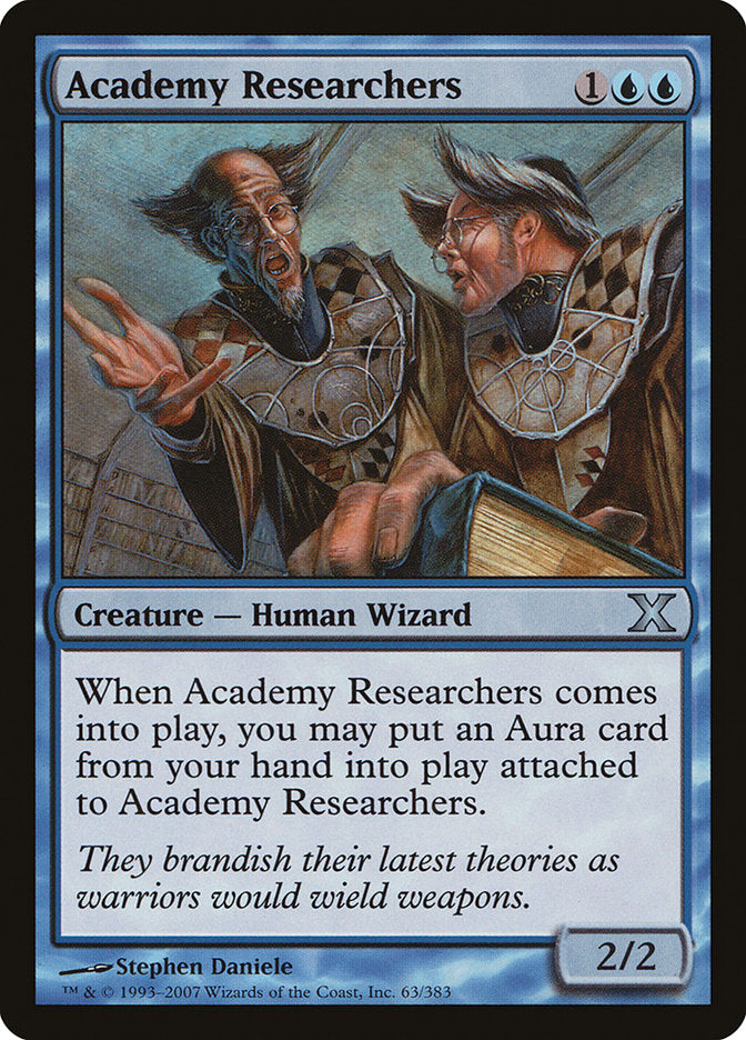 Academy Researchers – Uncommon Magic: The Gathering card from Tenth Edition (#63)