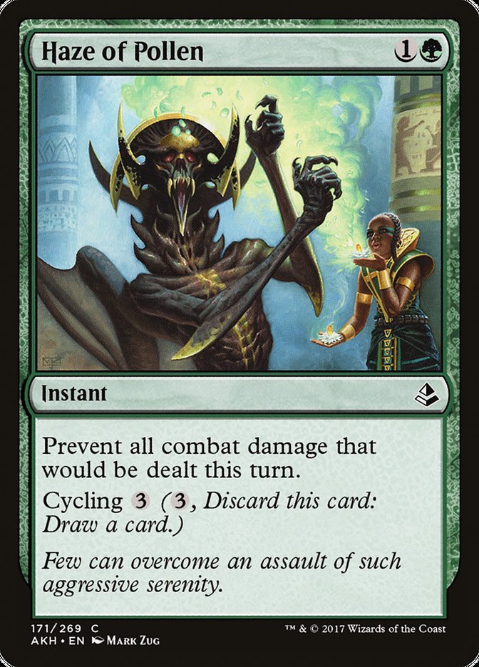 Haze of Pollen – Common Magic: The Gathering card from Amonkhet (#171)