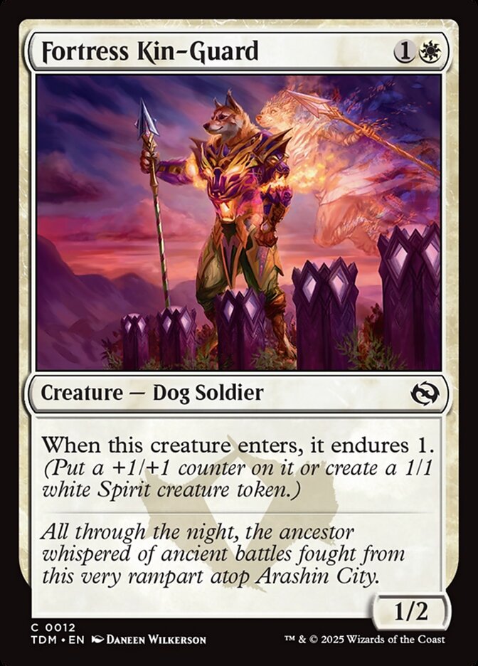 Fortress Kin-Guard – Common Magic: The Gathering card from Tarkir: Dragonstorm (#12)