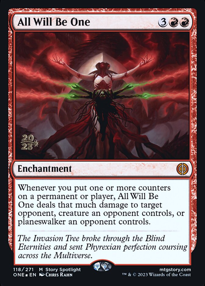 All Will Be One – Mythic Magic: The Gathering card from Phyrexia: All Will Be One Promos (#118s)