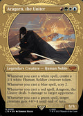 Aragorn, the Uniter – Mythic Magic: The Gathering card from The Lord of the Rings: Tales of Middle-earth (#809)