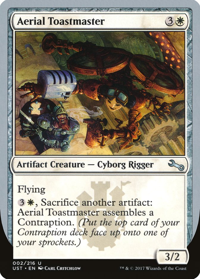 Aerial Toastmaster – Uncommon Magic: The Gathering card from Unstable (#2)