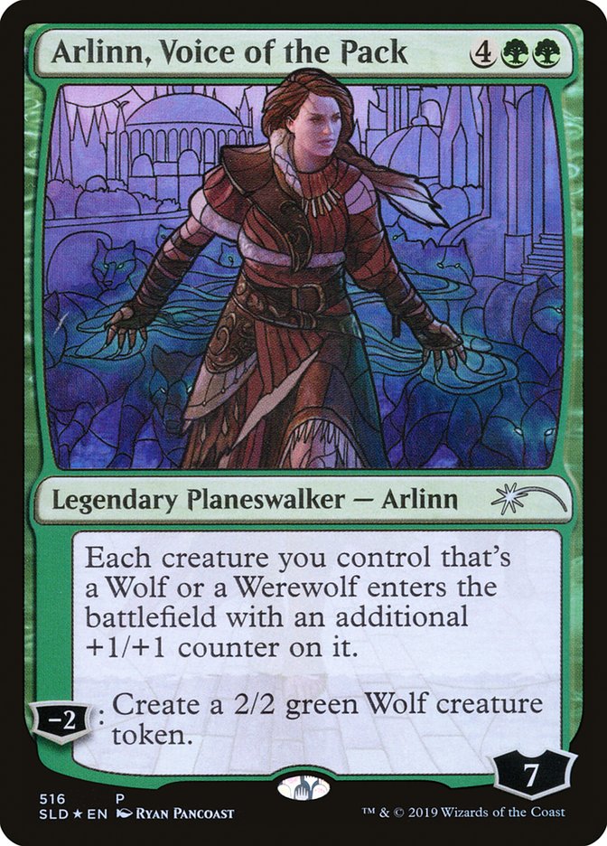 Arlinn, Voice of the Pack – Uncommon Magic: The Gathering card from Secret Lair Drop (#516)
