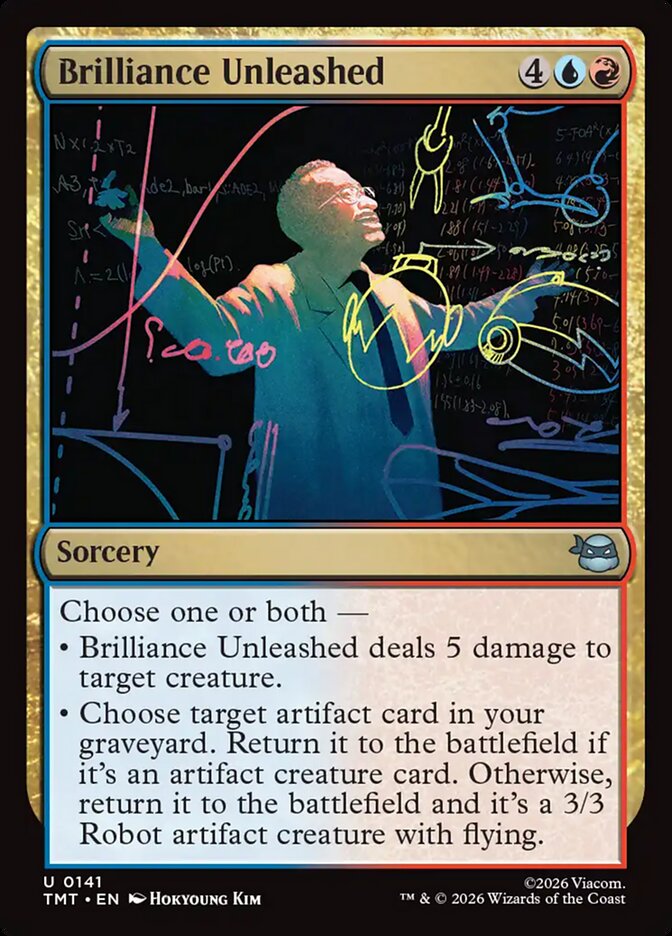 Brilliance Unleashed – Uncommon Magic: The Gathering card from Teenage Mutant Ninja Turtles (#141)