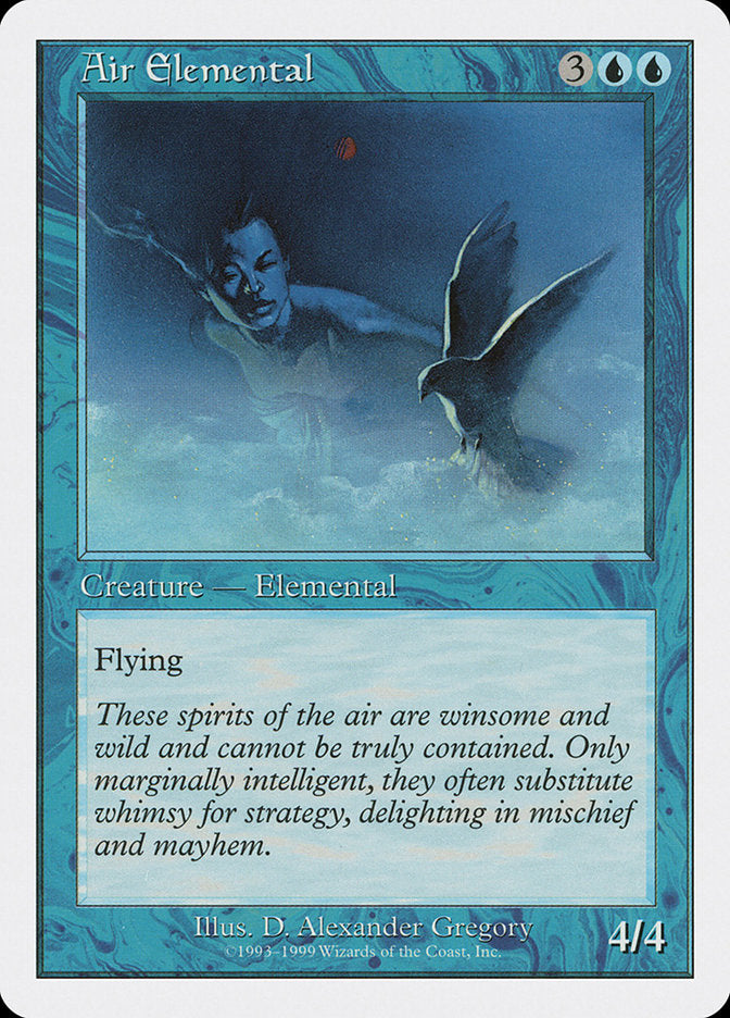 Air Elemental – Uncommon Magic: The Gathering card from Battle Royale Box Set (#3)