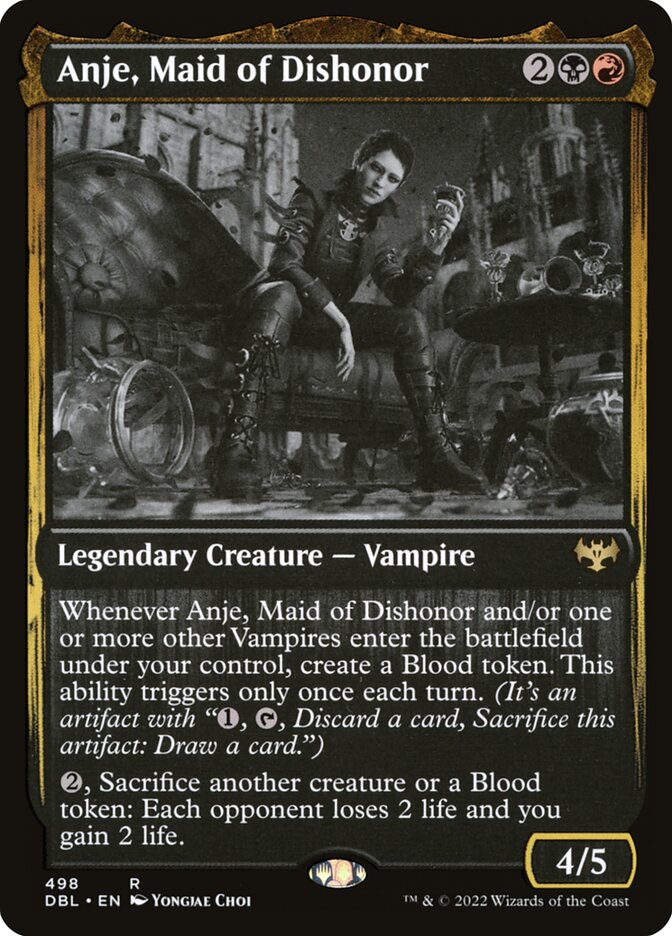 Anje, Maid of Dishonor – Rare Magic: The Gathering card from Innistrad: Double Feature (#498)