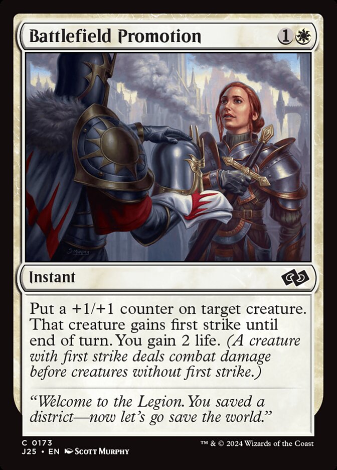 Battlefield Promotion – Common Magic: The Gathering card from Foundations Jumpstart (#173)