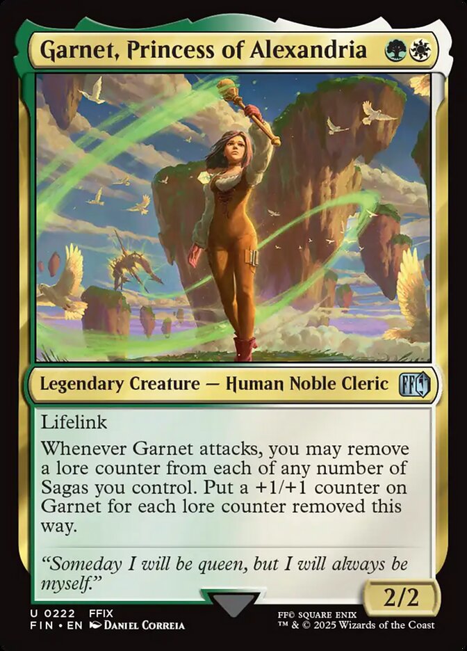 Garnet, Princess of Alexandria – Uncommon Magic: The Gathering card from Final Fantasy (#222)