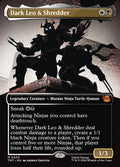 Dark Leo & Shredder – Mythic Magic: The Gathering card from Teenage Mutant Ninja Turtles (#220)