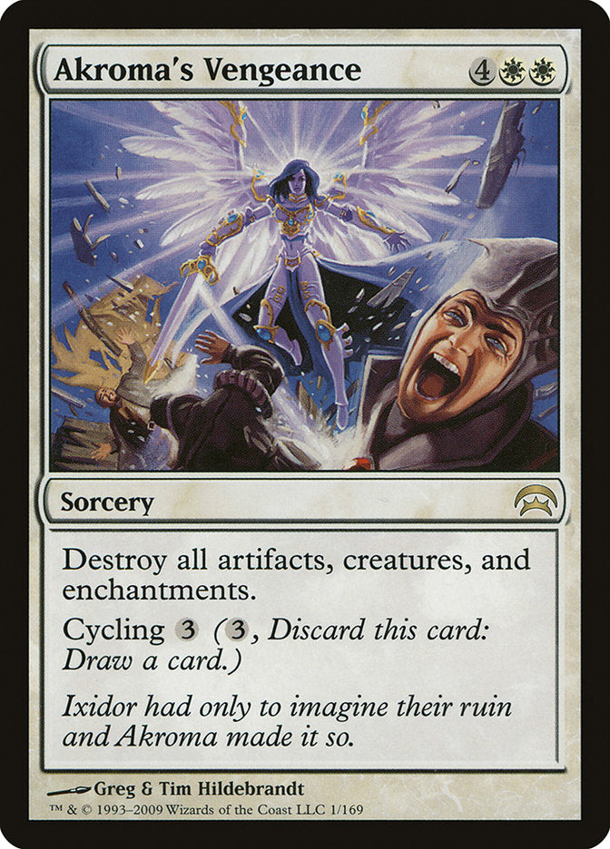 Akroma's Vengeance – Rare Magic: The Gathering card from Planechase (#1)