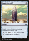 Basalt Monolith – Uncommon Magic: The Gathering card from Commander Anthology (#210)