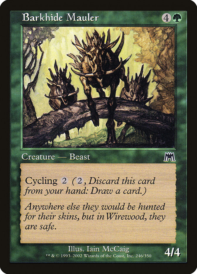 Barkhide Mauler – Common Magic: The Gathering card from Onslaught (#246)