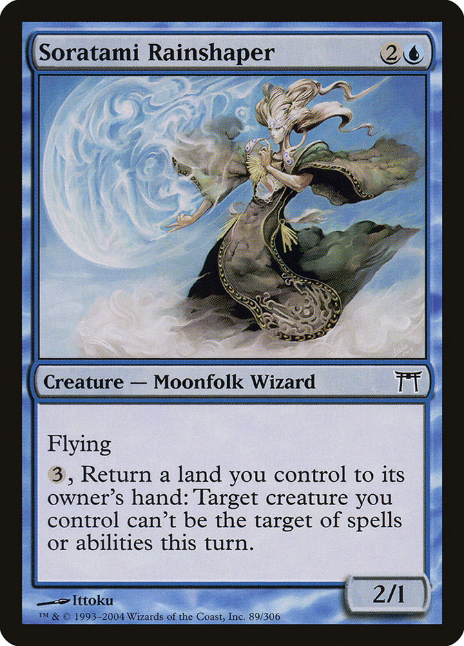 Soratami Rainshaper – Common Magic: The Gathering card from Champions of Kamigawa (#89)