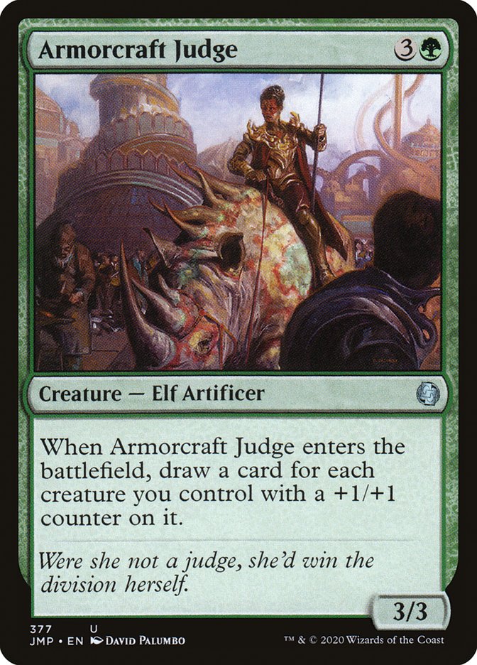 Armorcraft Judge – Uncommon Magic: The Gathering card from Jumpstart (#377)