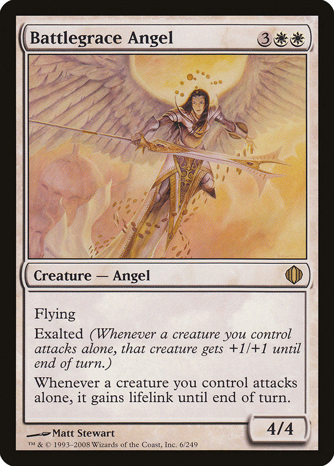 Battlegrace Angel – Rare Magic: The Gathering card from Shards of Alara (#6)