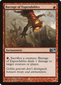 Barrage of Expendables – Uncommon Magic: The Gathering card from Magic 2014 (#127)