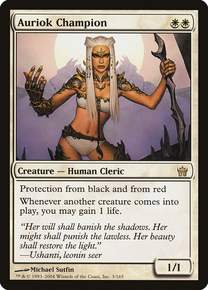 Auriok Champion – Rare Magic: The Gathering card from Fifth Dawn (#3)