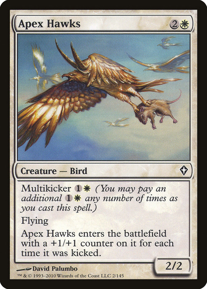 Apex Hawks – Common Magic: The Gathering card from Worldwake (#2)