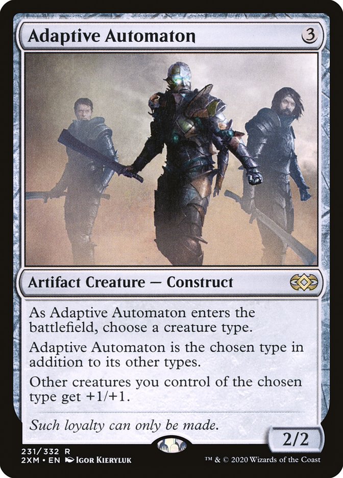 Adaptive Automaton – Rare Magic: The Gathering card from Double Masters (#231)