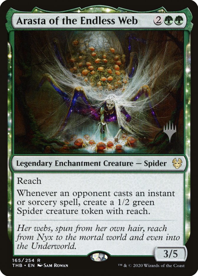 Arasta of the Endless Web – Rare Magic: The Gathering card from Theros Beyond Death Promos (#165p)