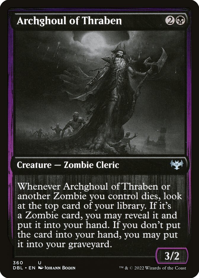 Archghoul of Thraben – Uncommon Magic: The Gathering card from Innistrad: Double Feature (#360)