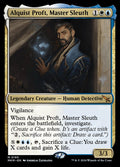Alquist Proft, Master Sleuth – Mythic Magic: The Gathering card from Murders at Karlov Manor Promos (#185p)