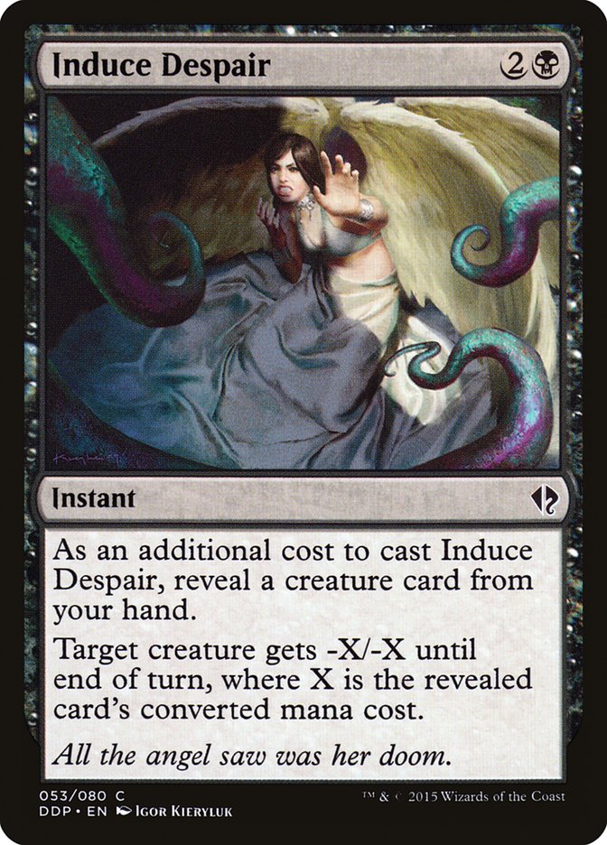 Induce Despair – Common Magic: The Gathering card from Duel Decks: Zendikar vs. Eldrazi (#53)