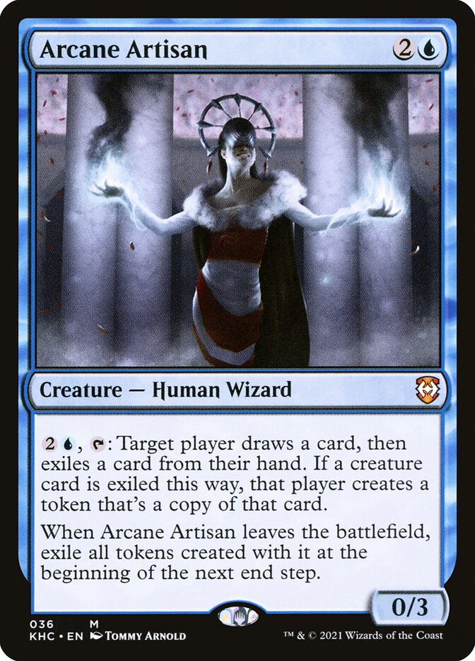 Arcane Artisan – Mythic Magic: The Gathering card from Kaldheim Commander (#36)