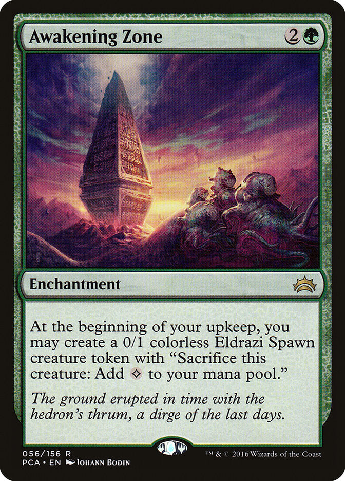 Awakening Zone – Rare Magic: The Gathering card from Planechase Anthology (#56)