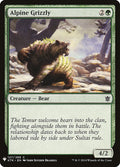 Alpine Grizzly – Common Magic: The Gathering card from The List (#KTK-127)