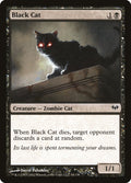 Black Cat – Common Magic: The Gathering card from Dark Ascension (#54)