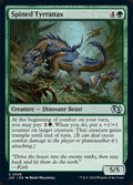 Spined Tyrranax – Uncommon Magic: The Gathering card from Foundations Jumpstart (#26)