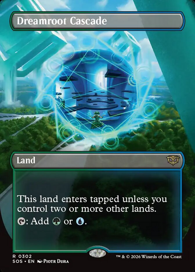 Dreamroot Cascade – Rare Magic: The Gathering card from Secrets of Strixhaven (#302)
