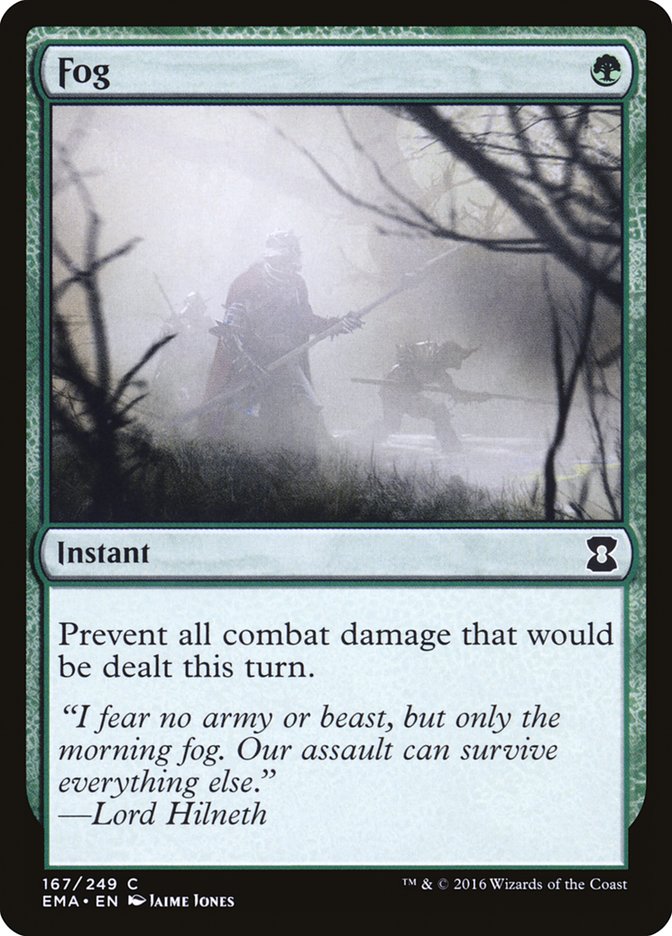 Fog – Common Magic: The Gathering card from Eternal Masters (#167)
