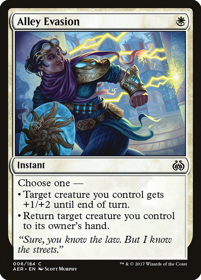 Alley Evasion – Common Magic: The Gathering card from Aether Revolt (#6)