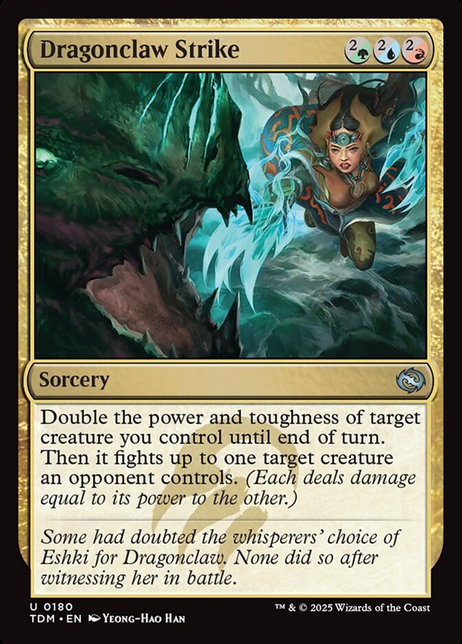 Dragonclaw Strike – Uncommon Magic: The Gathering card from Tarkir: Dragonstorm (#180)