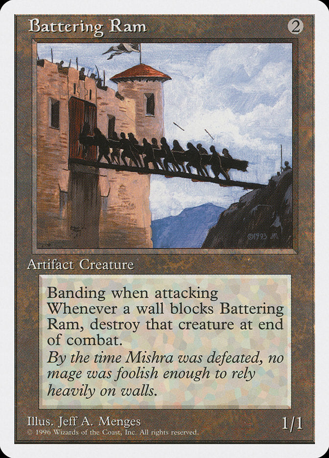Battering Ram – Common Magic: The Gathering card from Introductory Two-Player Set (#48)