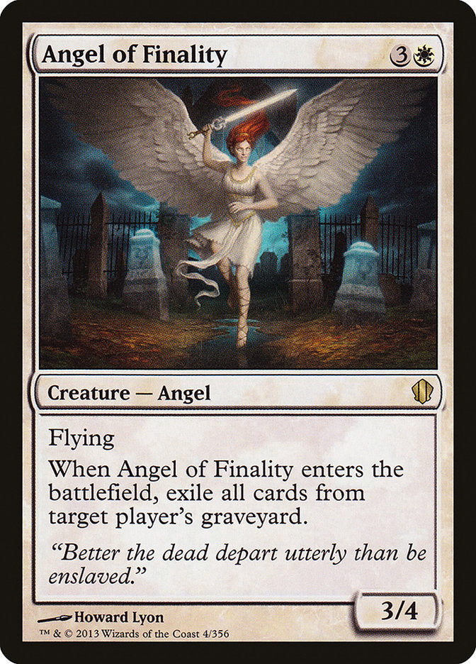 Angel of Finality – Rare Magic: The Gathering card from Commander 2013 (#4)
