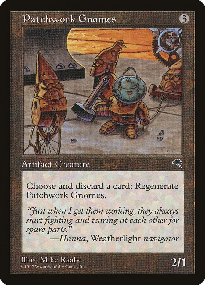 Patchwork Gnomes – Uncommon Magic: The Gathering card from Tempest (#299)