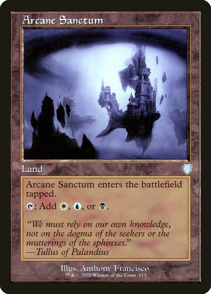 Arcane Sanctum – Uncommon Magic: The Gathering card from The Brothers' War Commander (#173)