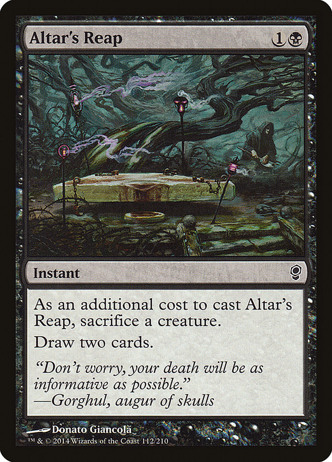 Altar's Reap – Common Magic: The Gathering card from Conspiracy (#112)