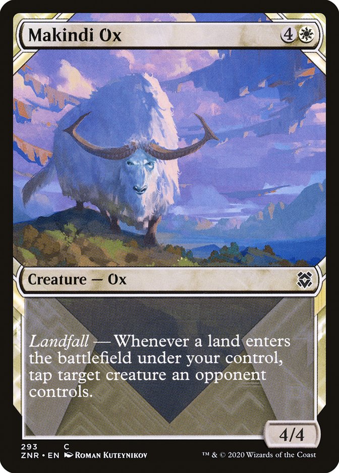 Makindi Ox – Common Magic: The Gathering card from Zendikar Rising (#293)