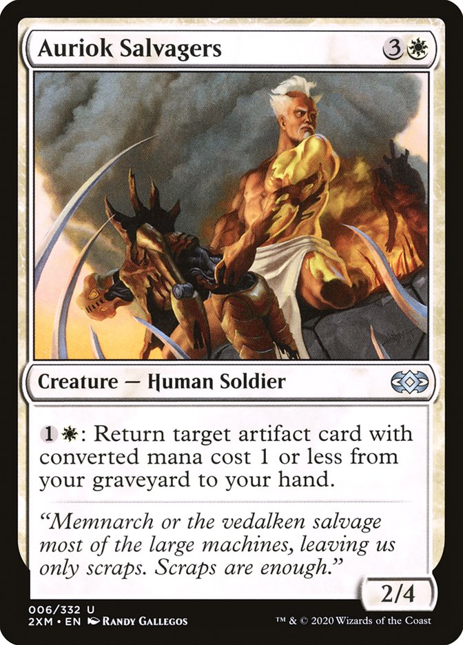 Auriok Salvagers – Uncommon Magic: The Gathering card from Double Masters (#6)