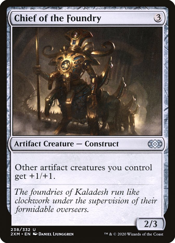 Chief of the Foundry – Uncommon Magic: The Gathering card from Double Masters (#238)
