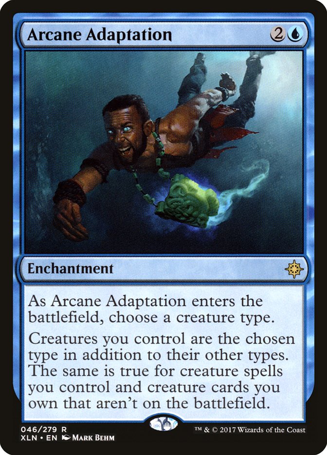 Arcane Adaptation – Rare Magic: The Gathering card from Ixalan (#46)