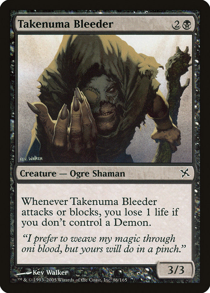 Takenuma Bleeder – Common Magic: The Gathering card from Betrayers of Kamigawa (#86)